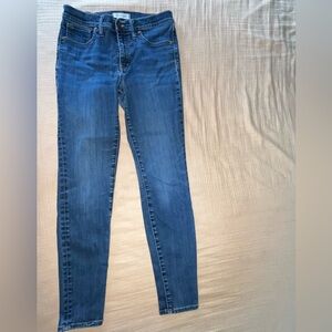 Madewell Dark Blue Women's Skinny Jeans 9” High Rise size 29